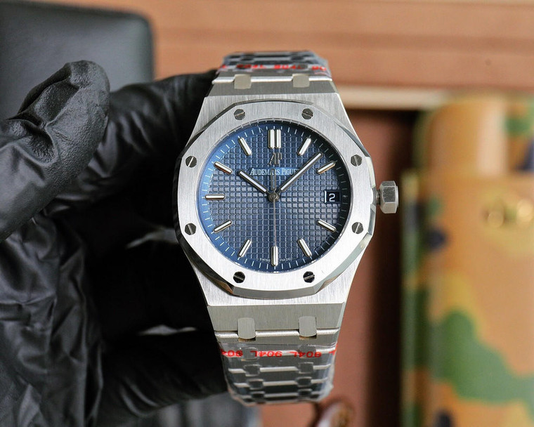 Buy High quality replica Audemars Piguet 15500 series GW upgraded V2 Black/blue (select colorway) Watch from the best trusted, fake clone swiss designer brand watch website