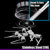 Hybrid Wire Coils - Fused 2x Core SS 316L / 316L - 10 Pack