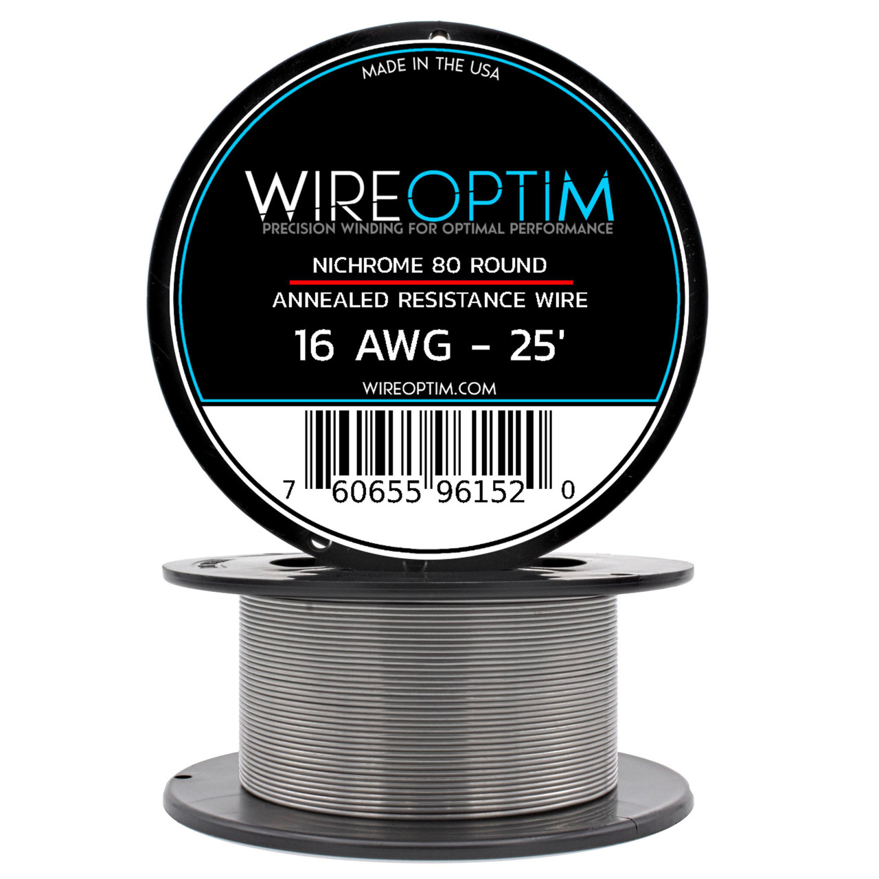 Nichrome Series 80 Resistance Wire (Even Gauges) - WIREOPTIM
