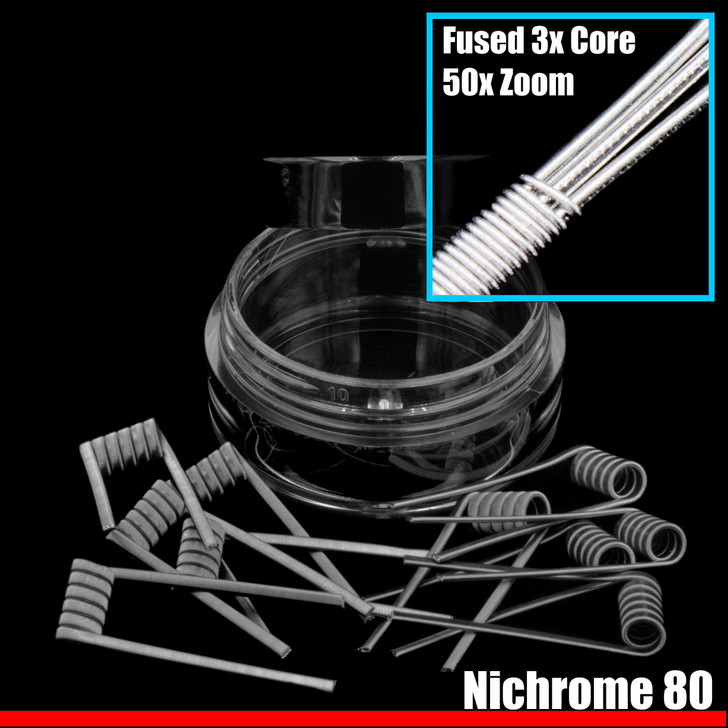 Hybrid Wire Coils - 3x Core N80 / N80 - 10 Pack