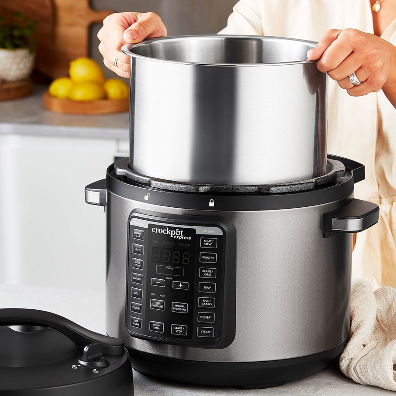 Crockpot Express Easy Release XL Pressure Multicooker by Sunbeam (CPE310) -  Commercial Supplies Ltd (CSL)