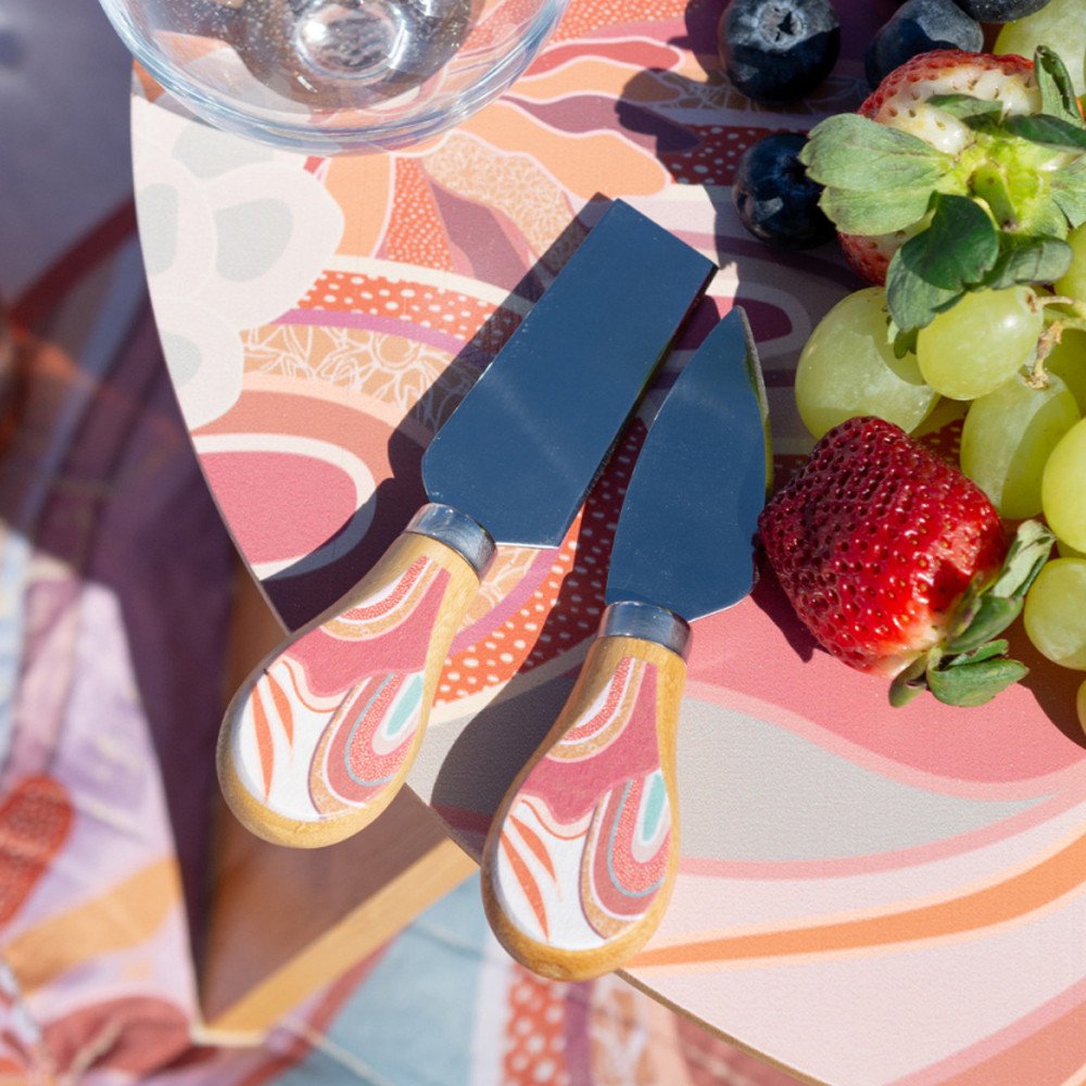 Abstract Cheese Knife Set by Splosh Commercial Supplies Ltd (CSL)