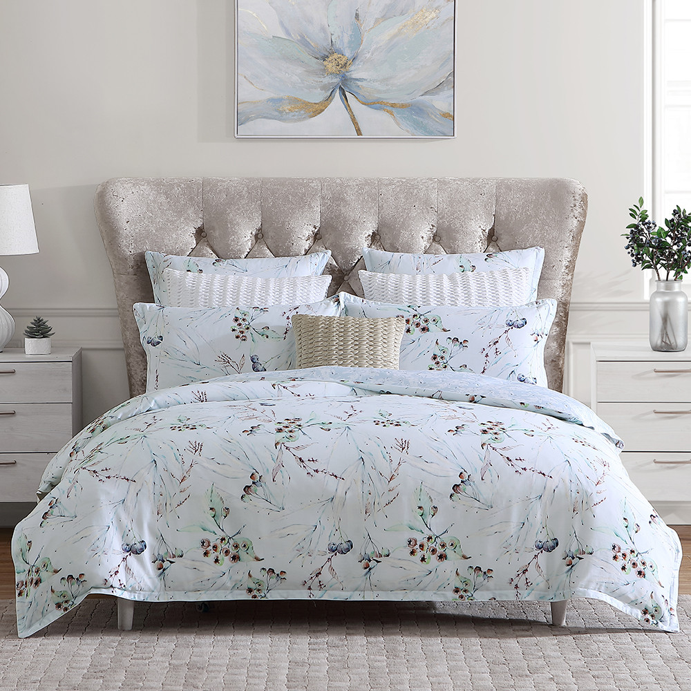 Banks Eucalyptus Duvet Cover Set by Private Collection Commercial