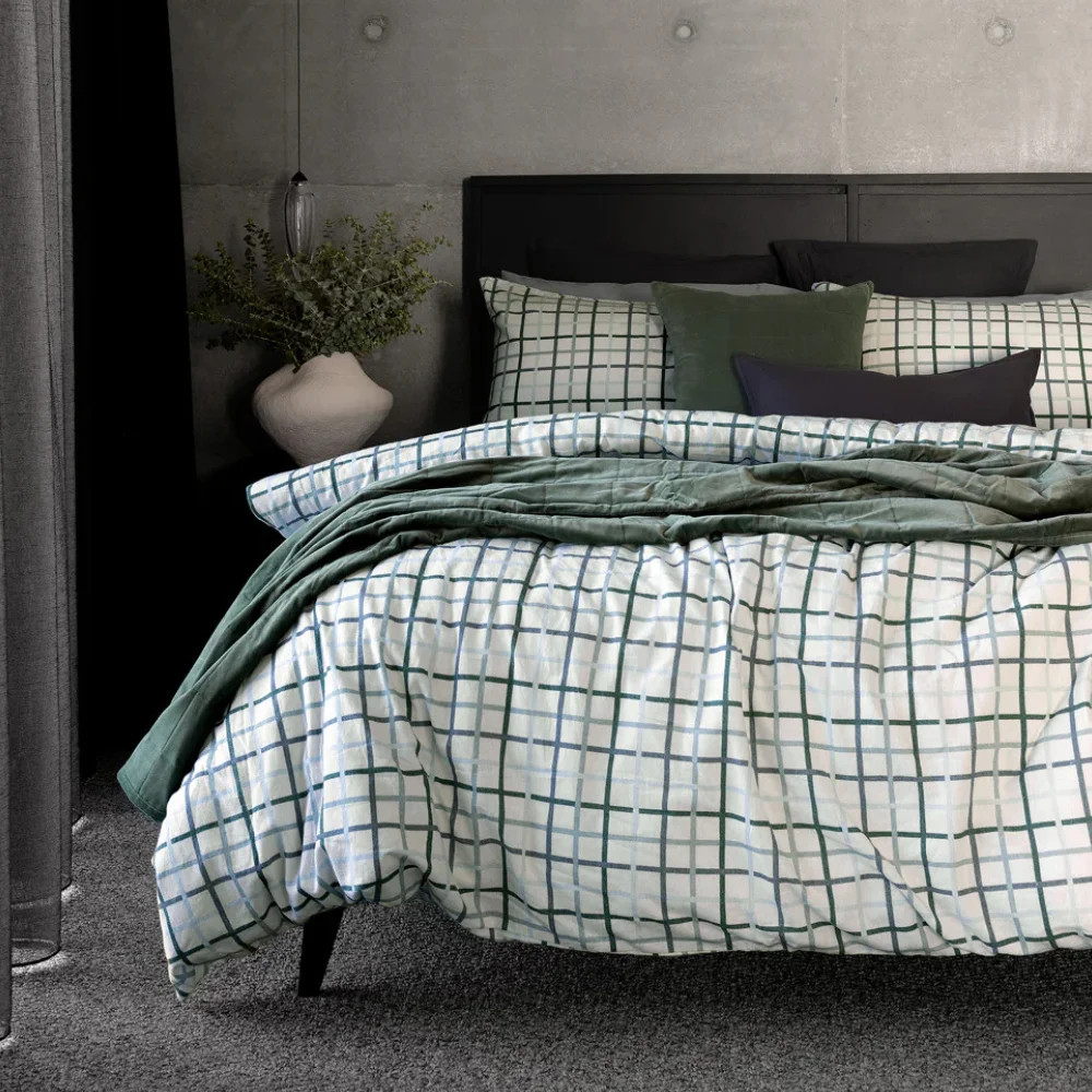 Buy Campbell Flannelette Duvet Cover Set by Bambury ...