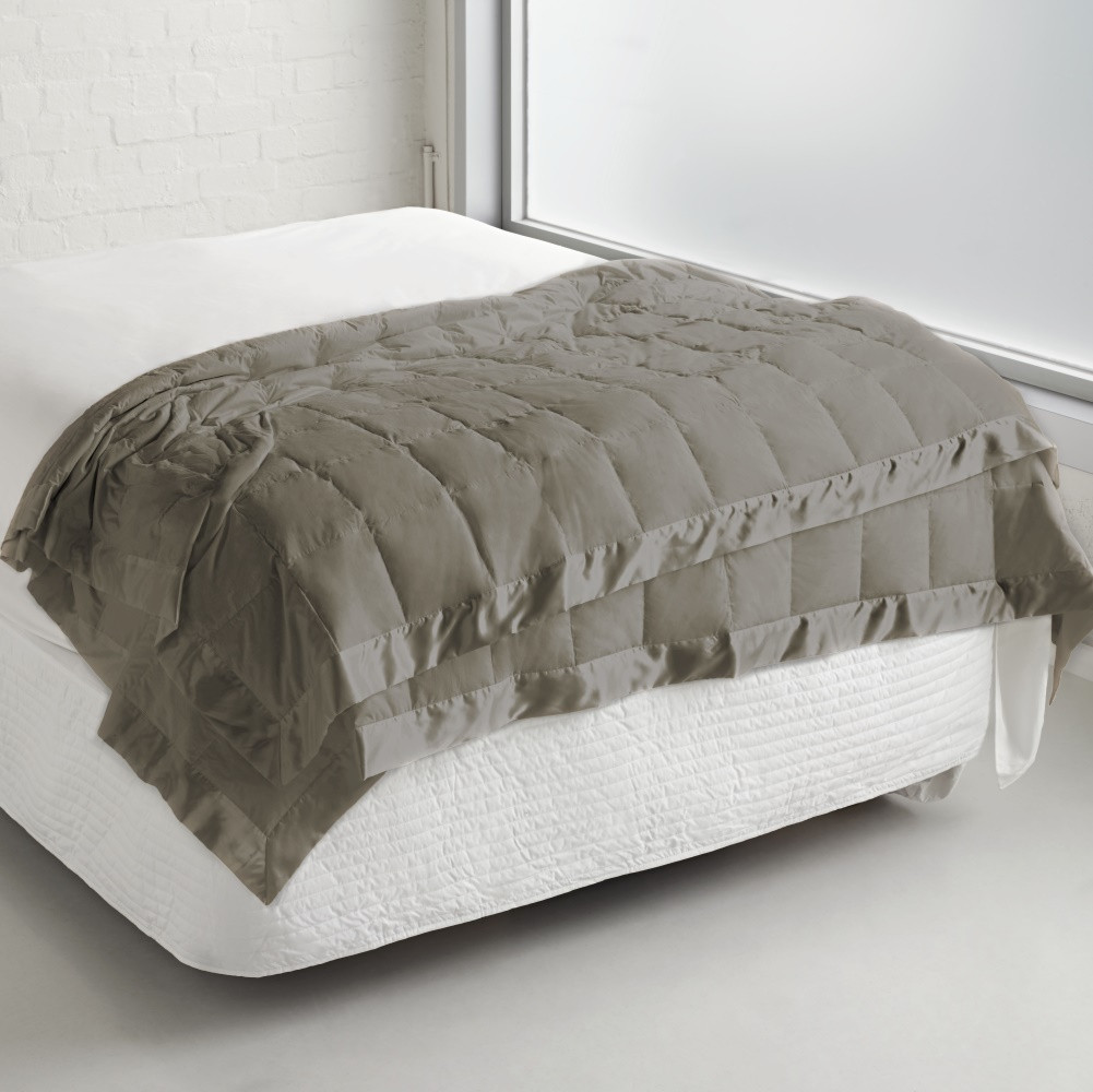 Buy Espresso Feather Down Blankets by Fairydown
