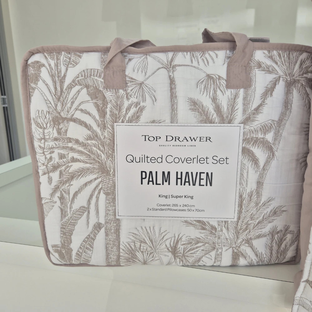 Purchase Palm Haven Quilted Coverlet Set by Top Drawer | www ...