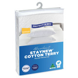 StayNew Cotton Terry Waterproof Pillow Protectors by Protect-A-Bed