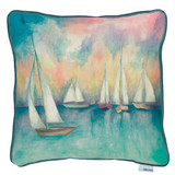 Cunningham Sunrise Cushion by Voyage Maison