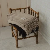 Nevis Throw by Weave - Oak