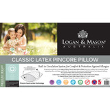 Standard Classic Latex Pincore Pillow by Logan and Mason