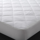 Cotton Fitted Mattress Protector by Logan and Mason