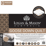 20% Goose Feather and 80% Down Duvet Inner by Logan and Mason