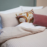 Jumbo Waffle Duvet Cover Set by Seneca - Nude