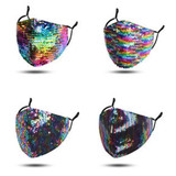 Clearance Rainbow Bling Reusable Face Mask by Maskit