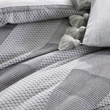 Subi Grey Duvet Cover Set by Private Collection