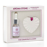 Pink Grapefruit and Cassis Heart Aroma Stone by Downlights