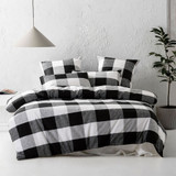 Alec Black Duvet Cover Set by Nu Edition