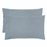 Steel Blue Temple Organic Cotton Sheet Set by Bambury