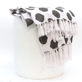 Cow Tassel Throw by Le Forge