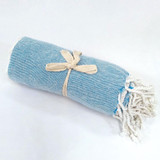 Turquoise Cotton Beach Towel by Backyard