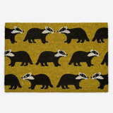 Kissing Badgers Doormat by Anorak