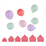 Dino Pink Balloons Mixed Pastel Balloons & Card Spikes Pink and Pastel Dino Pink Balloons Mixed Pastel Balloons & Card Spikes Pink and Pastel