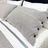 Brayden Grey Duvet Cover by Linens & More