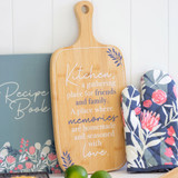 Made With Love Floral Bamboo Board by Splosh