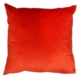 Clearance Orange Emperor Velvet Cushion by Limon - Feather Inner