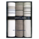 Formal Handkerchiefs (Pack of 3) by Linens and More