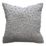 Clearance Light Grey Atelier Cushion by Mulberi - Polyester Inner