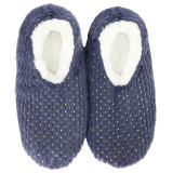 Women's Metallic Navy Slippers by SnuggUps