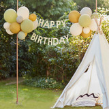 Wild Jungle Bunting Happy Birthday with Balloons