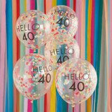 Mix It Up 'Hello 40' Balloons