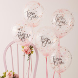 Floral Hen Party Confetti Balloons