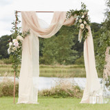 A Touch of Pampas Draping Taupe