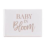 Baby in Bloom Guest Book Foiled