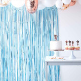Twinkle Twinkle Curtain Backdrop Blue