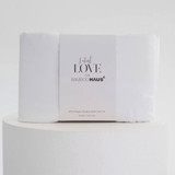 Juliet Love Angelic White Bamboo Duvet Cover Set by Bamboo Haus