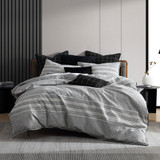 Fitzgerald Coal Duvet Cover Set by Private Collection