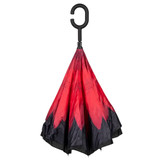 Red Flower Outside-In Umbrella by Clifton