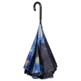 Starry Night Auto Close Outside-In Umbrella by Clifton