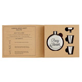 Flask Set - Cardboard Book Set by Santa Barbara Design Studio