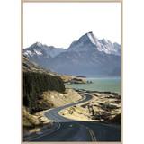 Road Trip Canvas Print W/Natural Frame by Linens and More