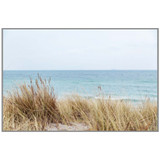 Summer Canvas Print W/White Frame by Linens and More