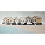 Boat Houses Canvas by Linens and More