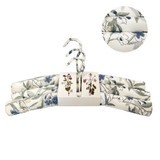 Forget-Me-Nots Padded Coat Hangers Set of 3 by Linens and More
