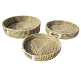 Kans Grass Tray Set of 3 by Linens and More