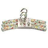 Wildflower Padded Coat Hangers Set of 3 by Linens and More