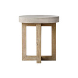 Concrete Quad Side Table by Le Forge